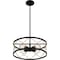 Quoizel Cedar Park 4-Light Matte Black Pendant QP5632MBK - alternate 2